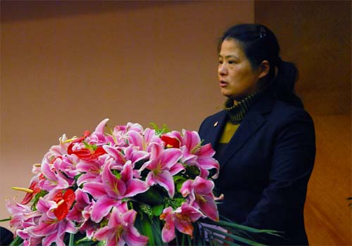2012年工作年会，天惠超市配供组代表发言