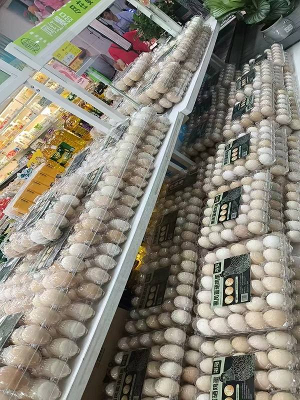 天惠超市春江花园店盒装草鸡蛋促销回顾