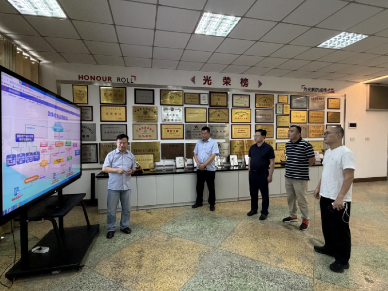 靖江市交产控股集团有限公司到朝阳农产品大市场参观考察